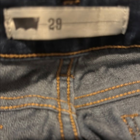 Levi's Women's Deep Indigo Skinny Jeans 29 - Picture 7 of 8